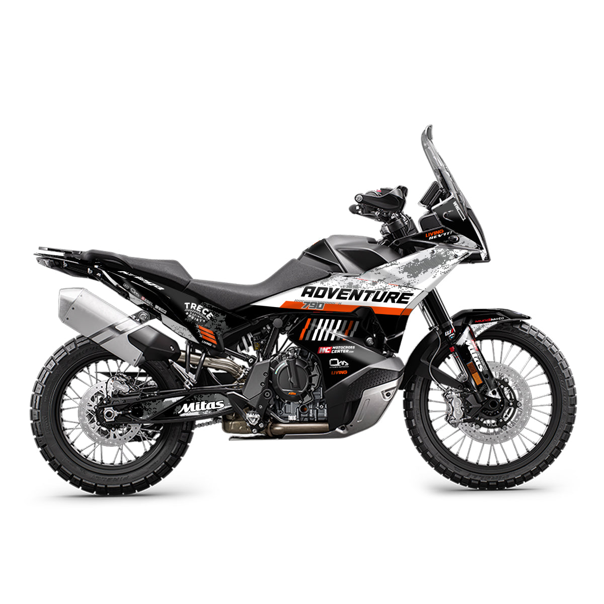 KTM 790/890 Graphics Kit "Erzberg Replica"