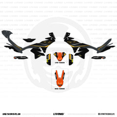 KTM 790/890 Graphics Kit "WinWin Gold"