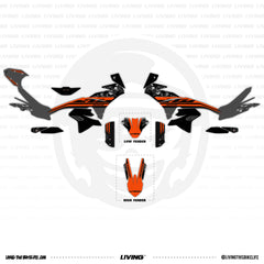 KTM 790/890 Graphics Kit "Parrots"