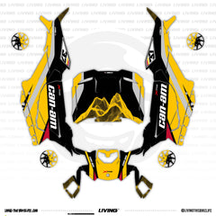 Can-Am Graphics Kit "Sunset"