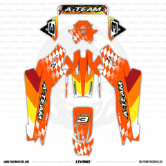 LifeLive Graphics Kit "Orange Racer"