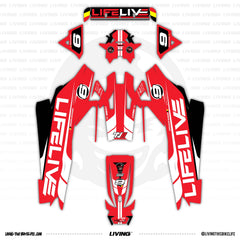 LifeLive Graphics Kit "Red Bullet"