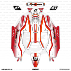 Speedcar Xtrem Graphics Kit "Red Ribbon"