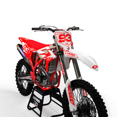 Beta Graphics Kit "White and Red"