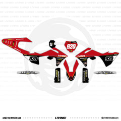 GasGas Graphics Kit "Slow In Red"