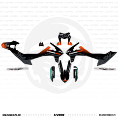 KTM 690 Graphics Kit "Clockwork Orange"