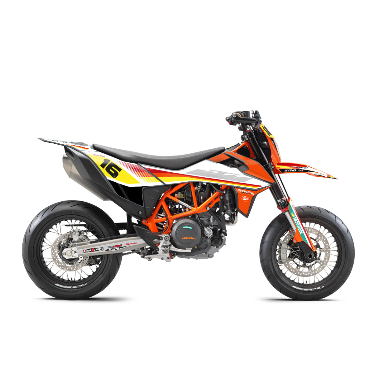 KTM 690 Graphics Kit "Drag"