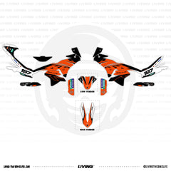 KTM 790/890 Graphics Kit "Risk"