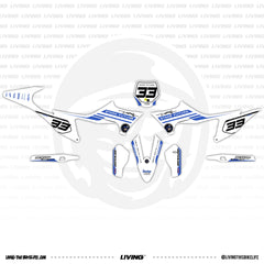 Stark Graphics Kit "Back to the Future White"