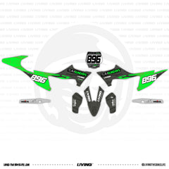 Stark Graphics Kit "Melt Green"