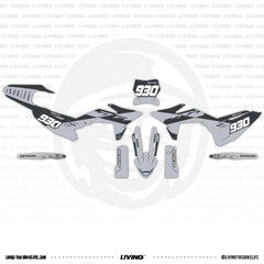 KTM Graphics Kit "Dusktail Grey"