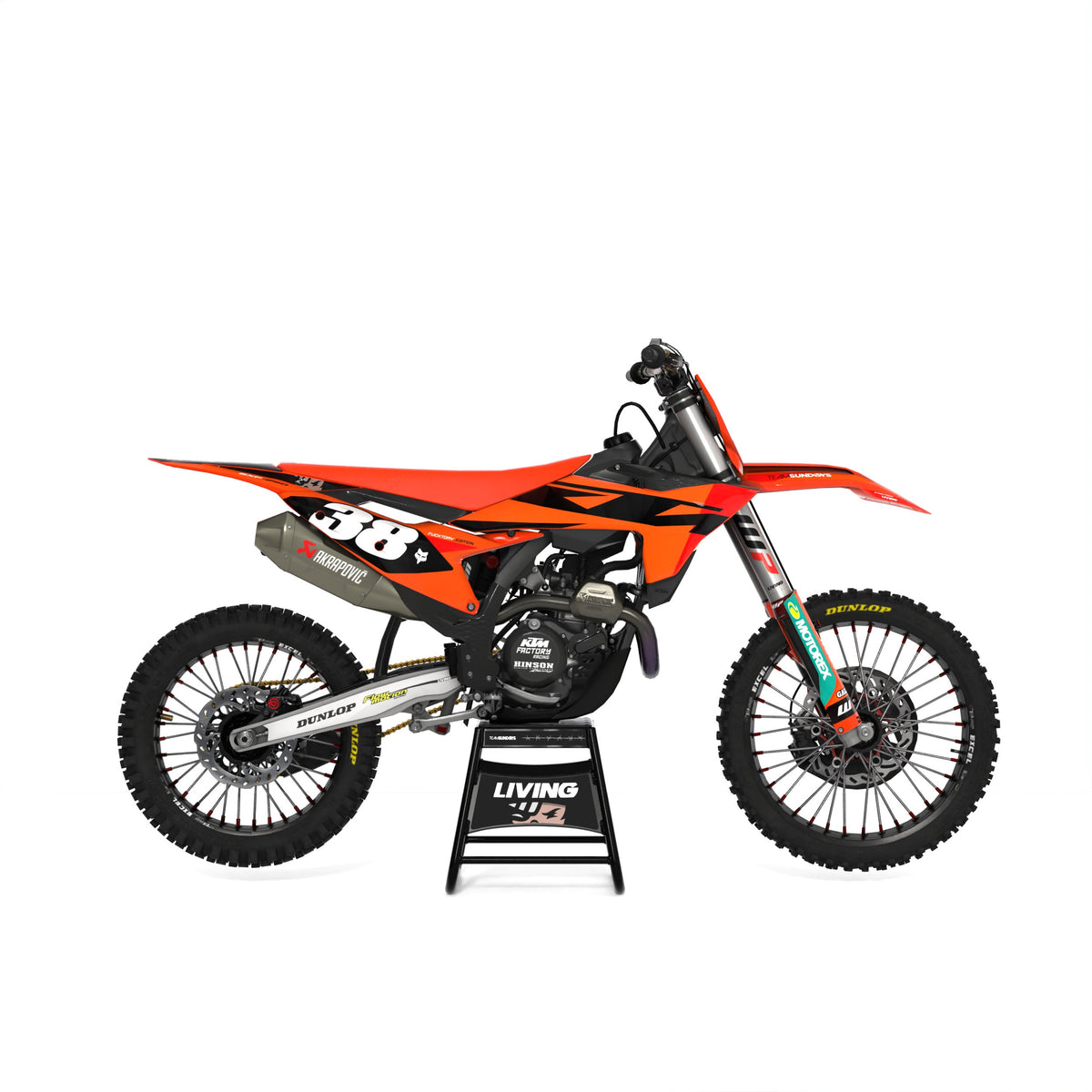 KTM Graphics Kit "Orange Precision"