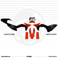 KTM Graphics Kit "Shadow Strike Orange"