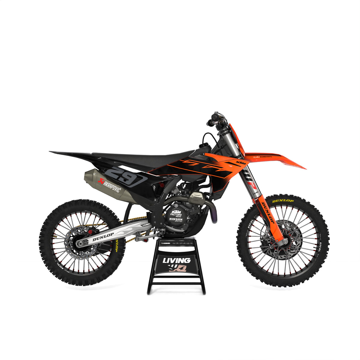 KTM Graphics Kit "Shadow Strike Orange"