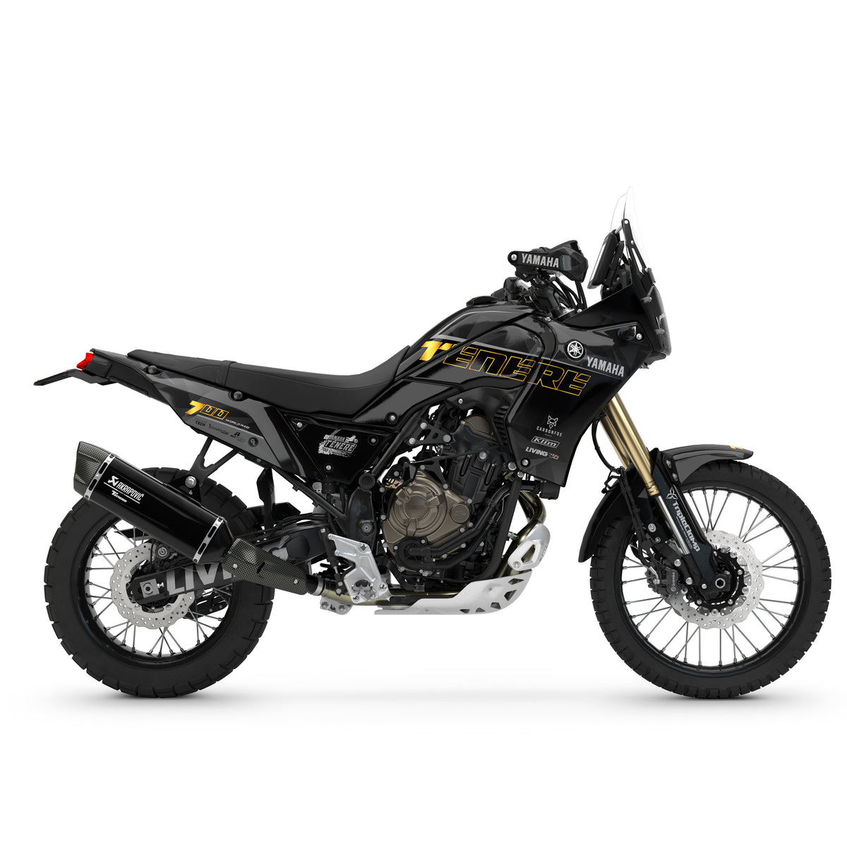 Yamaha Tenere 700 Graphics Kit "Black & Gold Limited Edition"