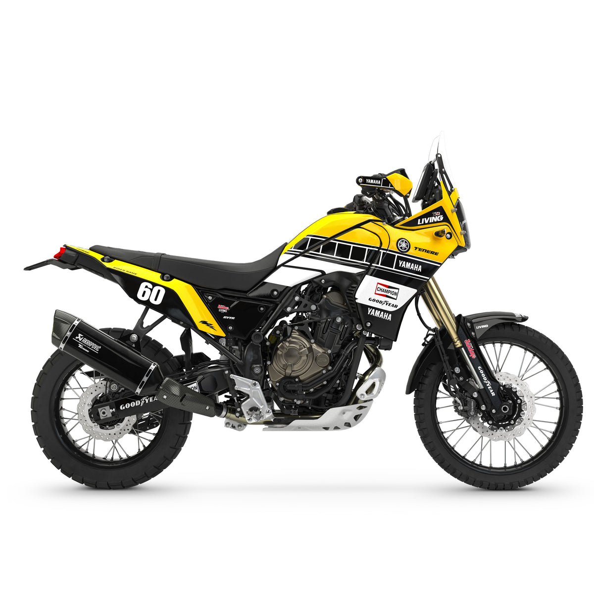 Yamaha Tenere 700 Graphics Kit "Anniversary Yellow"